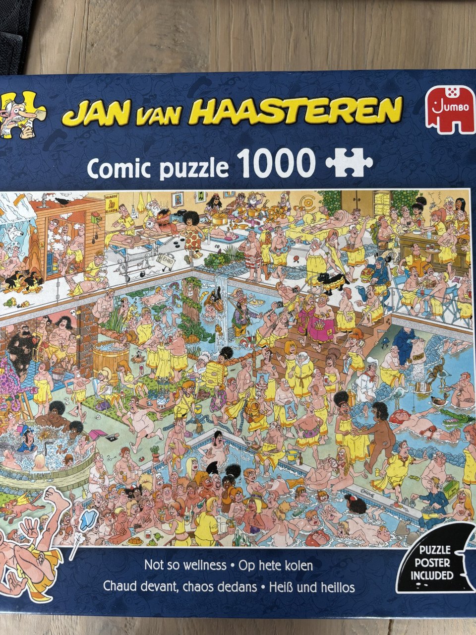 Jan van Haasteren  OP HETE KOLEN   ( GERESERVEERD)