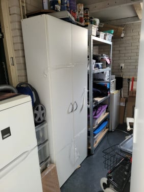 Gratis opbergkast schuur