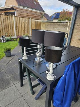 Te koop 4 tafellampen