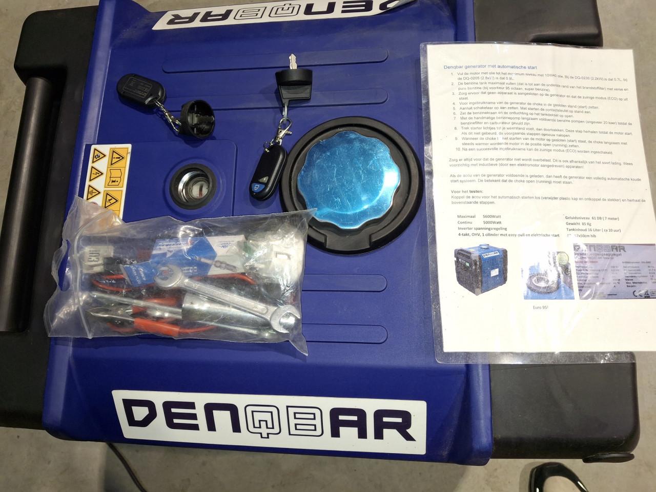 Te Koop  aggregaat 5.6Kw 230 Volt met afstandsbediening