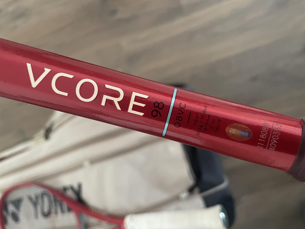 Yonex pro tennisrackets plus tas