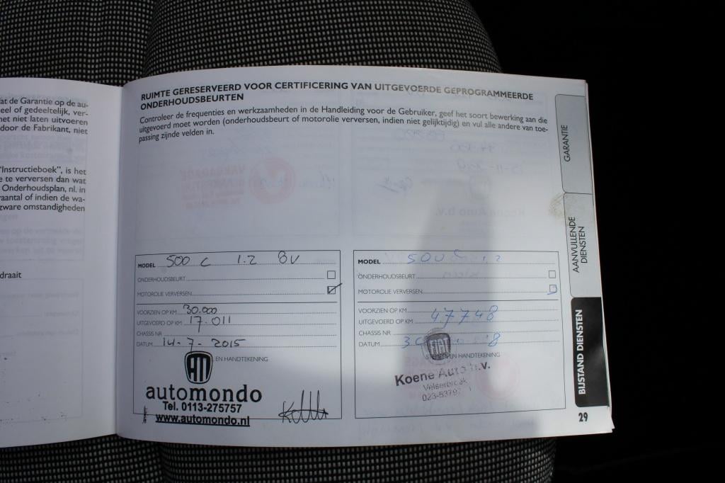 Fiat 500 C 1.2 lounge