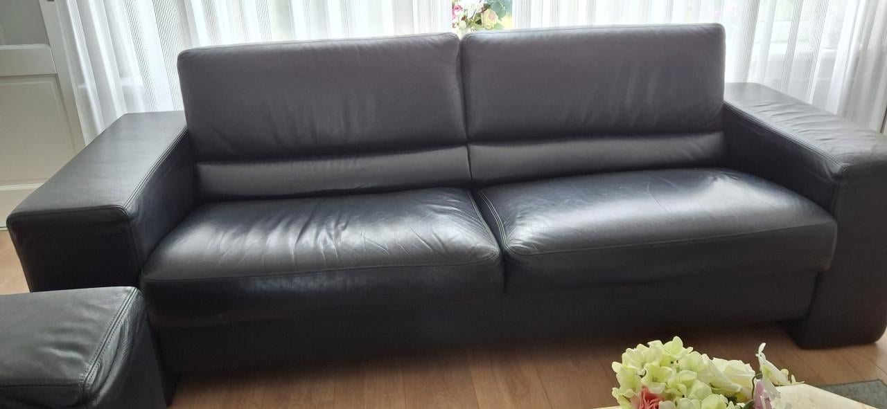 Bank 3 zits zwart