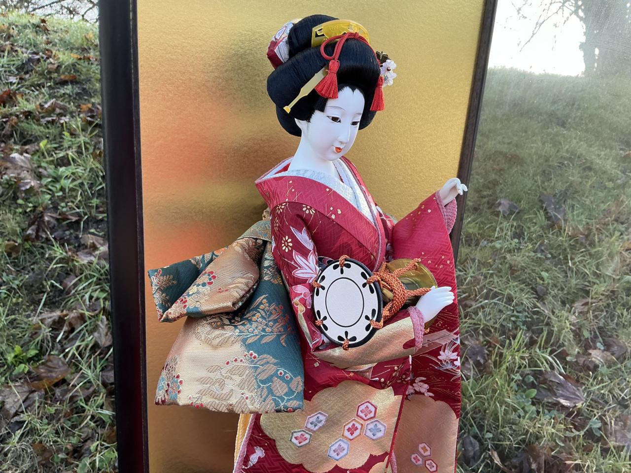 VINTAGE GROTE JAPANSE GEISHA POP