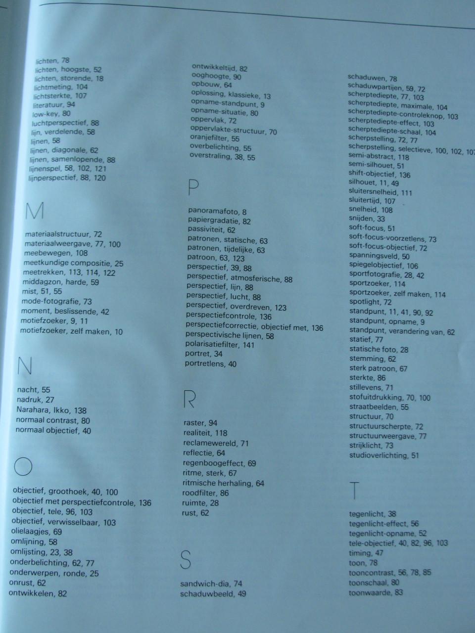 Boeken over fotografie.