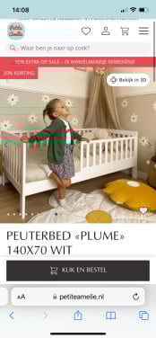 Peuterbed Petit Amelie