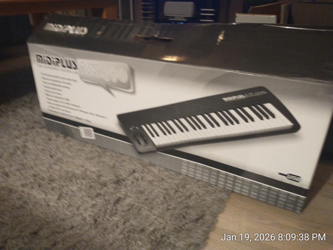 Midi Plus Ak490 (49 aanslaggevoelige toetsen) MIDI KEYBOARD