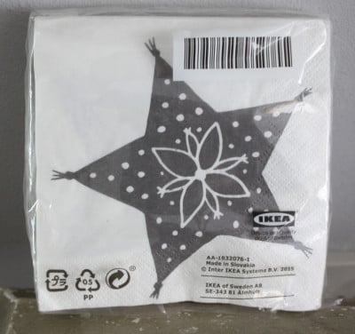 Kerstservertten ikea