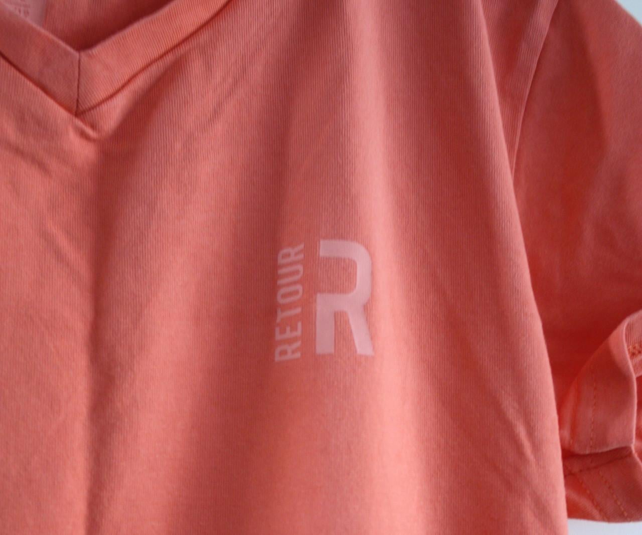 Shirt oranje roze  maat 152