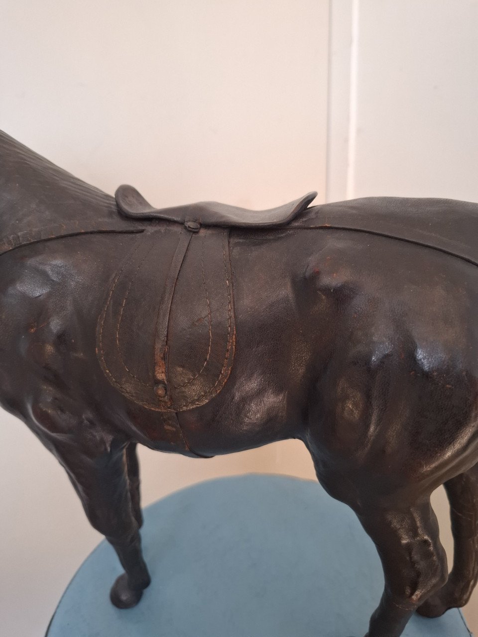 Leren paard
