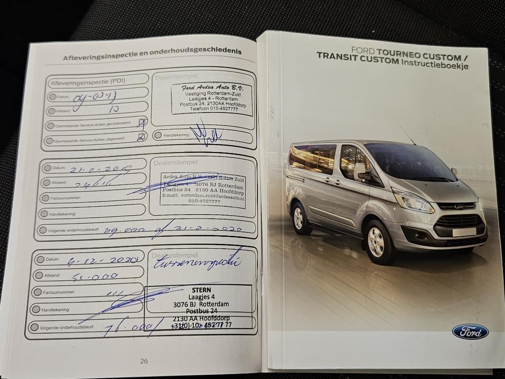 Ford Transit Custom 270 2.0 tdci l1h1 trend dubbele schuifdeur / airco / cr