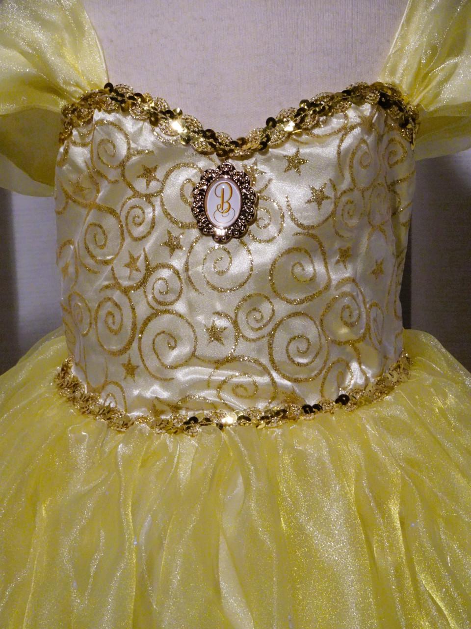 Nieuw ! Maat 98 -104 Mooie Belle Prinsessenjurk Met Lichtjes