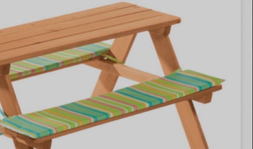 Kussens kinderpicknicktafel