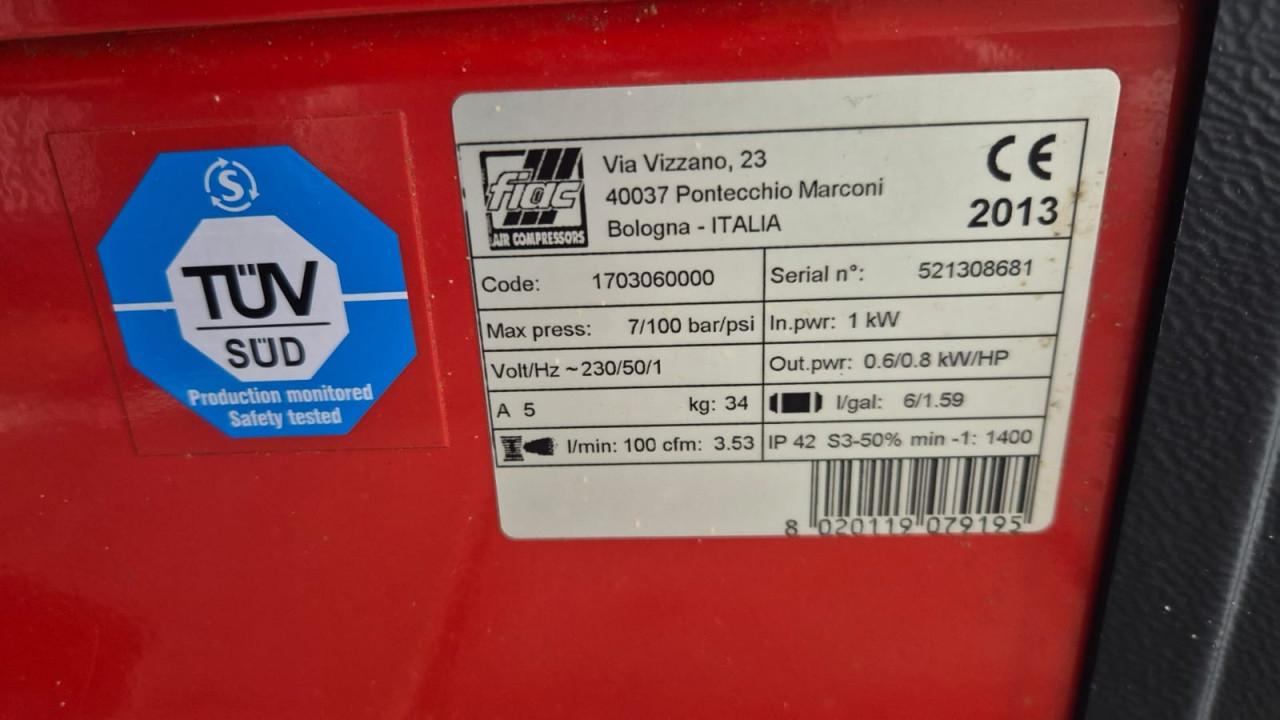 Fiac Compact 106, compressor