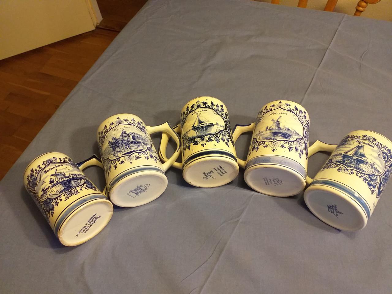 ""Verschillende DELFSBLAUWE onderdelen""