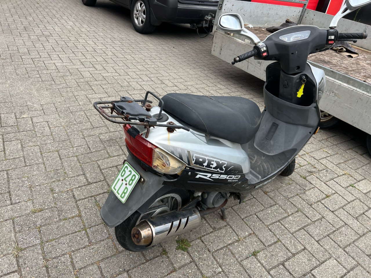 Scooters voor onderdelen of sleutelen