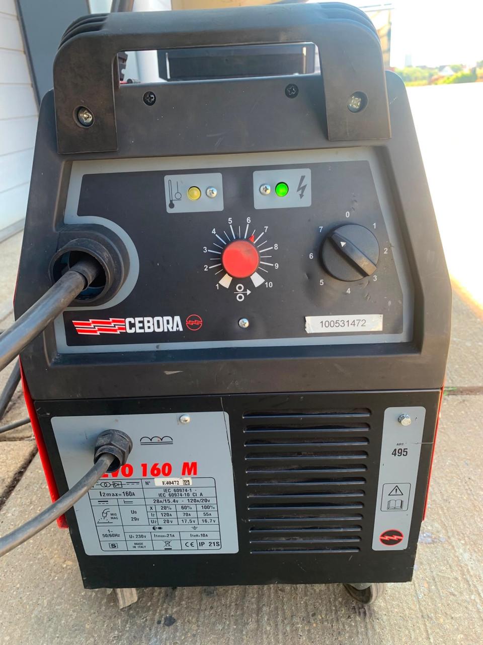 Cebora EVO 160 M MIG/MAG Lasapparaat, nieuwe Massaklem