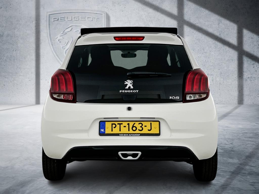 Peugeot 108 72 pk active top! cabrio | rijklaar | lederen bekleding | airco
