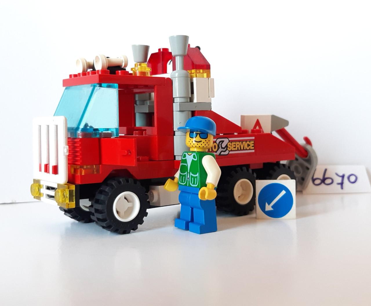 Lego 6670: autoservice / sleepwagen