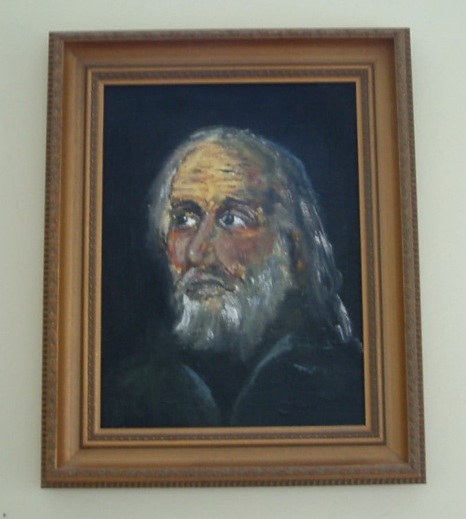 Portret vrolijke gezichten en minder vrolijk  Jac Caljouw schilderijen
