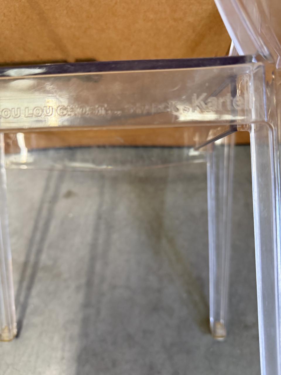 Lou Lou Ghost (Kartell) stoelen Philippe Starck