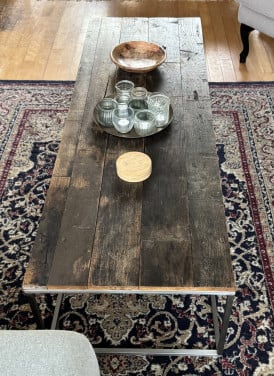 Industriële salontafel