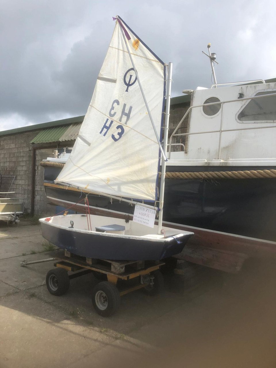 Te Koop Optimist leuk zeilbootje ook om te leren zeilen