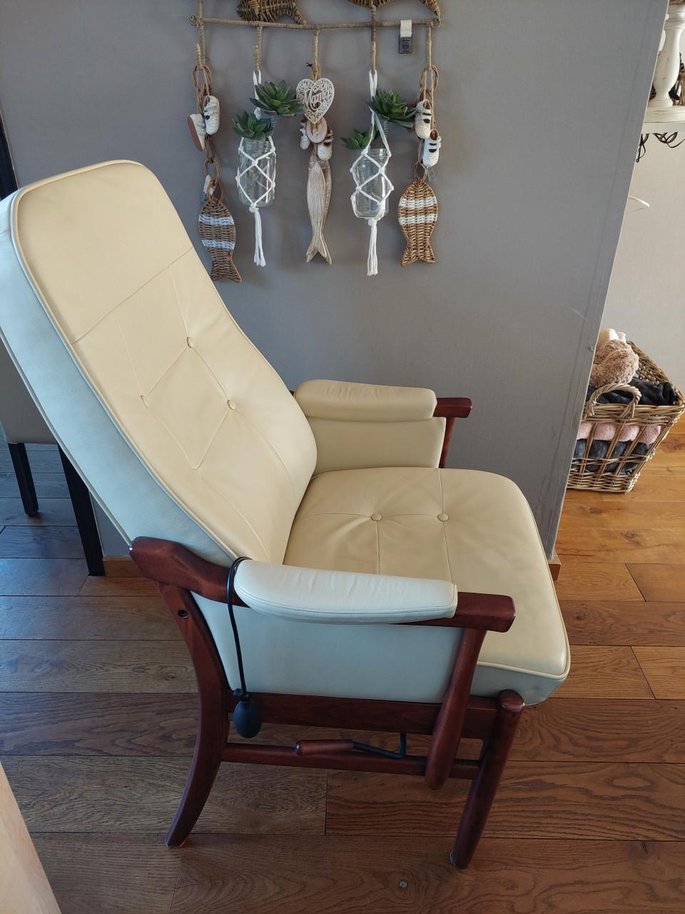 Farstrup senioren stoel, verstelbaar zit en ruggedeelte