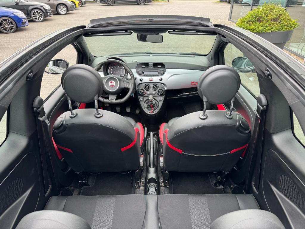 Fiat 500 C 1.2 sport * cabriolet * sport bumpers * airco * pdc *