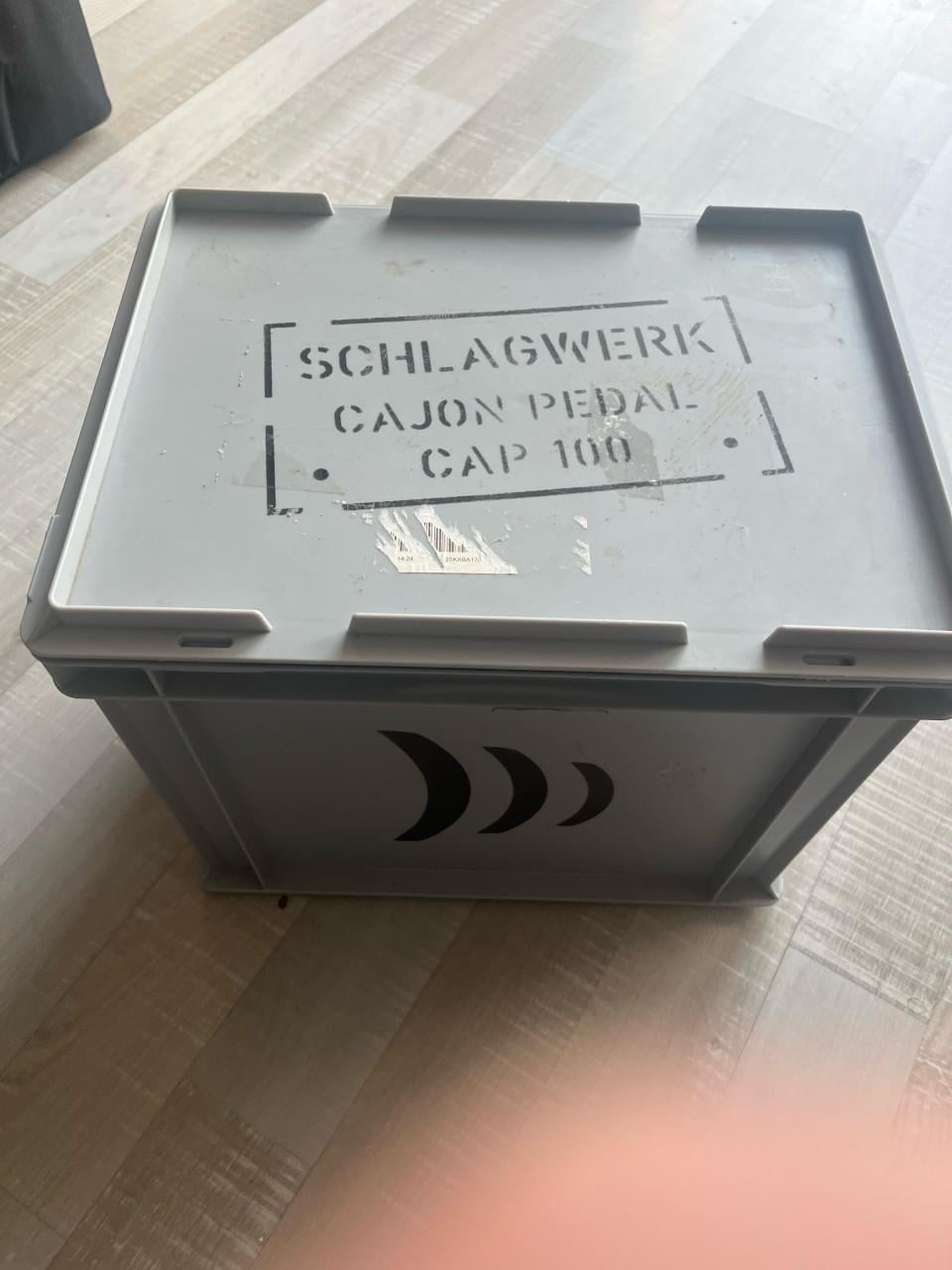 Schlagwerk Cajon pedal cap 100