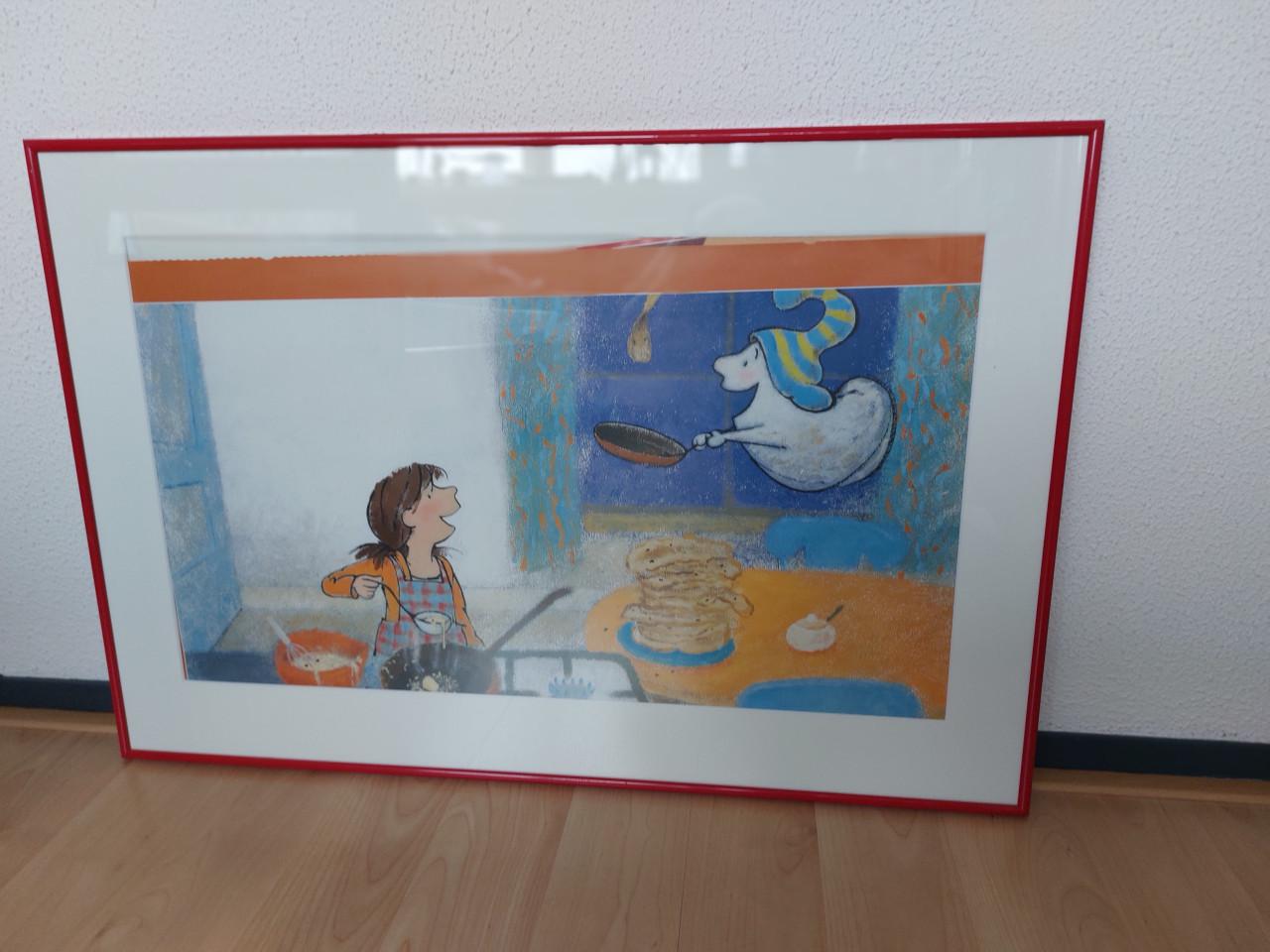 Mooie rode wissellijst.