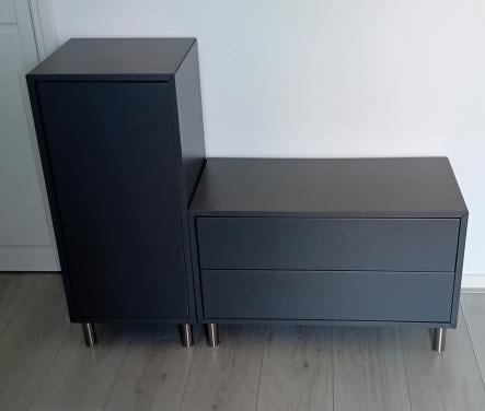 IKEA EKET kastjes grijs