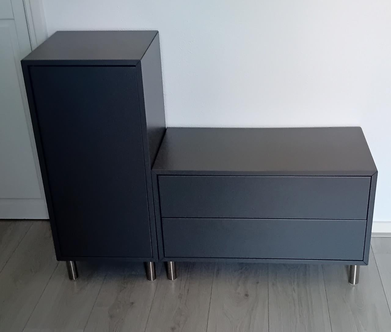 IKEA EKET kastjes grijs