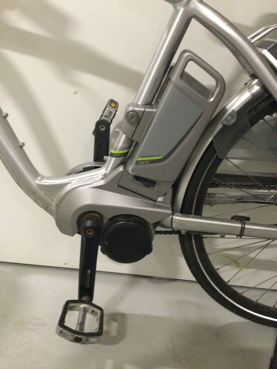 Fiets met ondersteuning