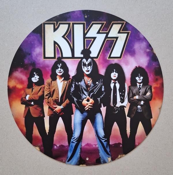 Kiss Metalen Bord