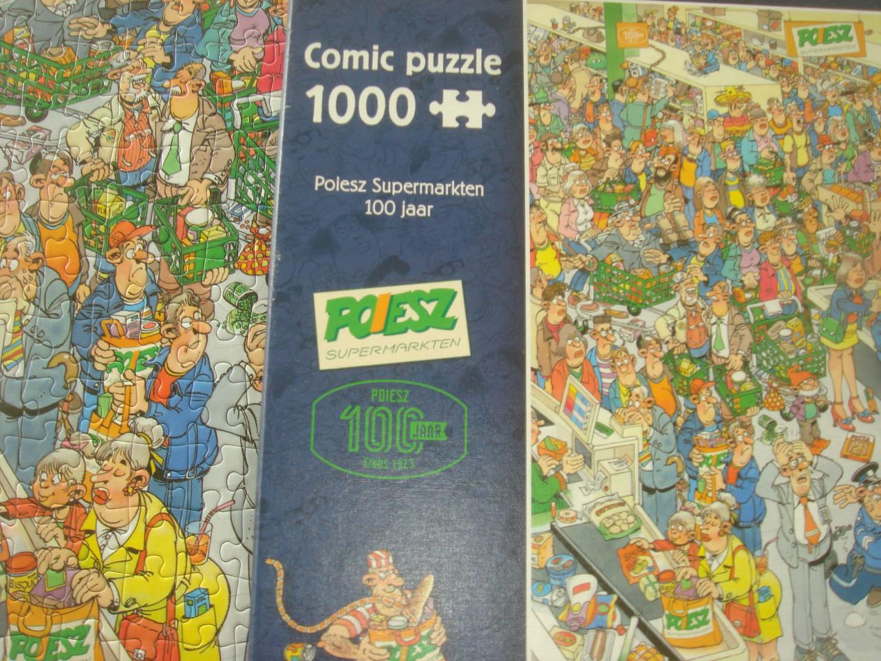Te koop Complete Jan van Haasteren puzzel Poiesz supermarkt 1000 stukjes