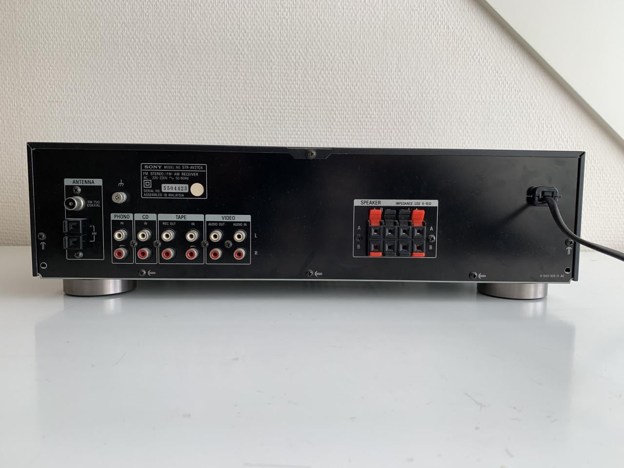 Sony receiver STR-AV270