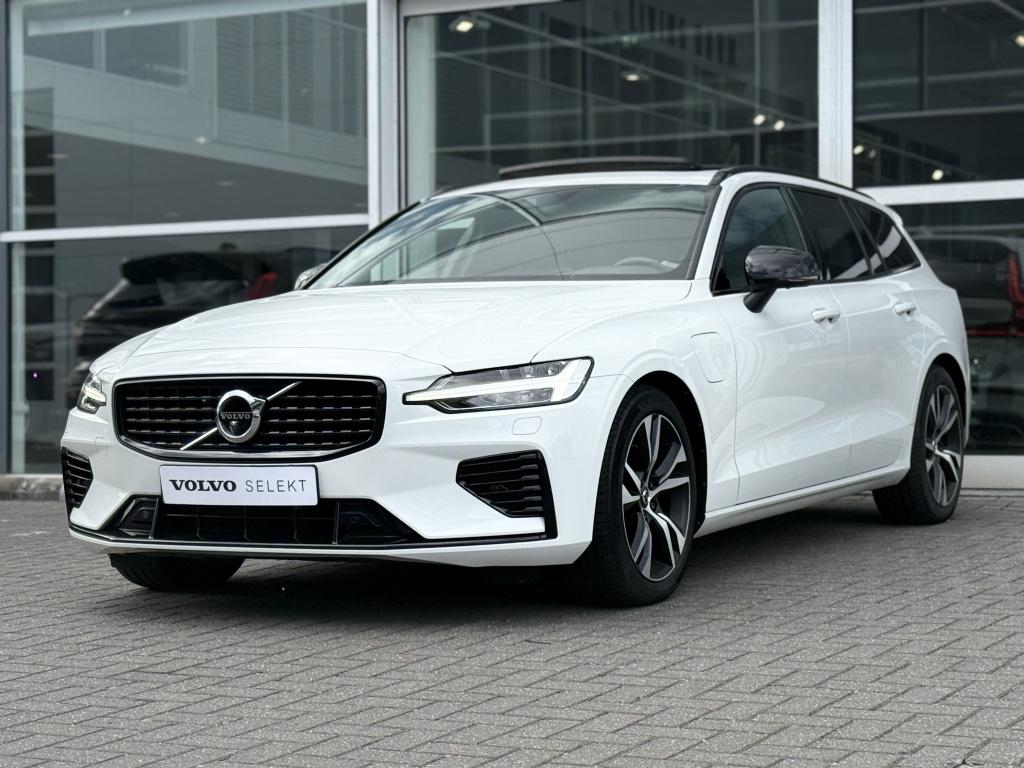 Volvo V60 t6 398pk recharge long ultra dark| pano| 360camera| head-up| awd