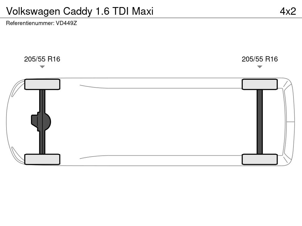 Volkswagen Caddy 1.6 tdi maxi