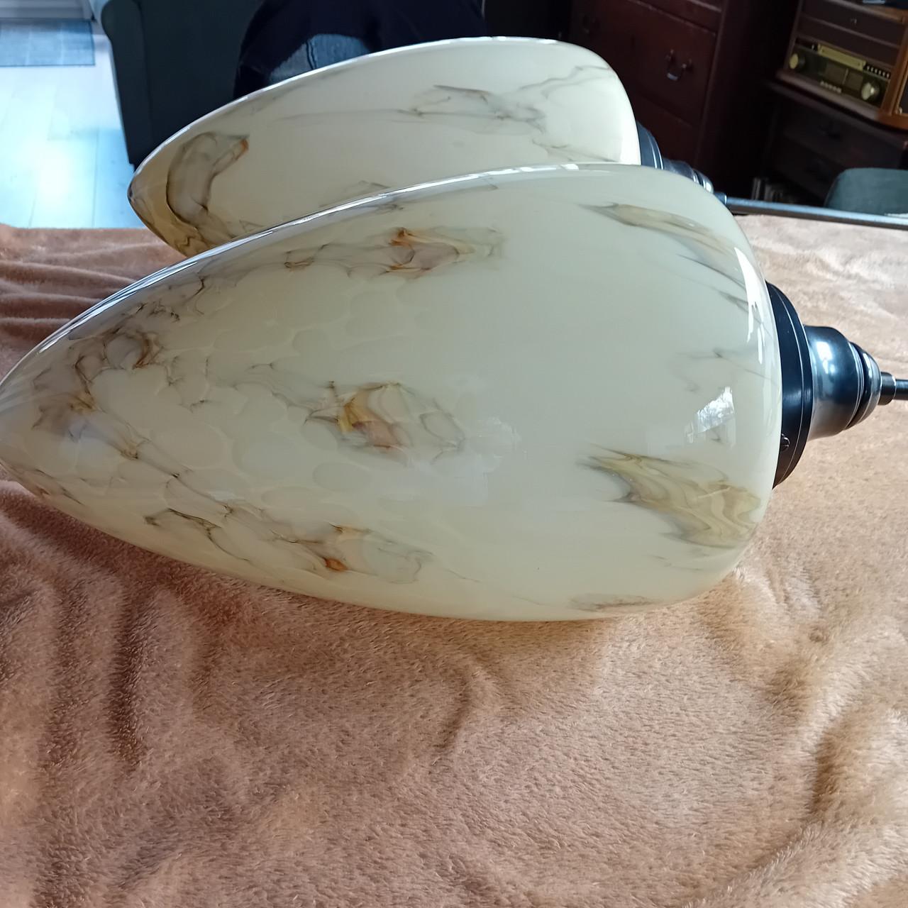 Prachtige art deco hanglampen