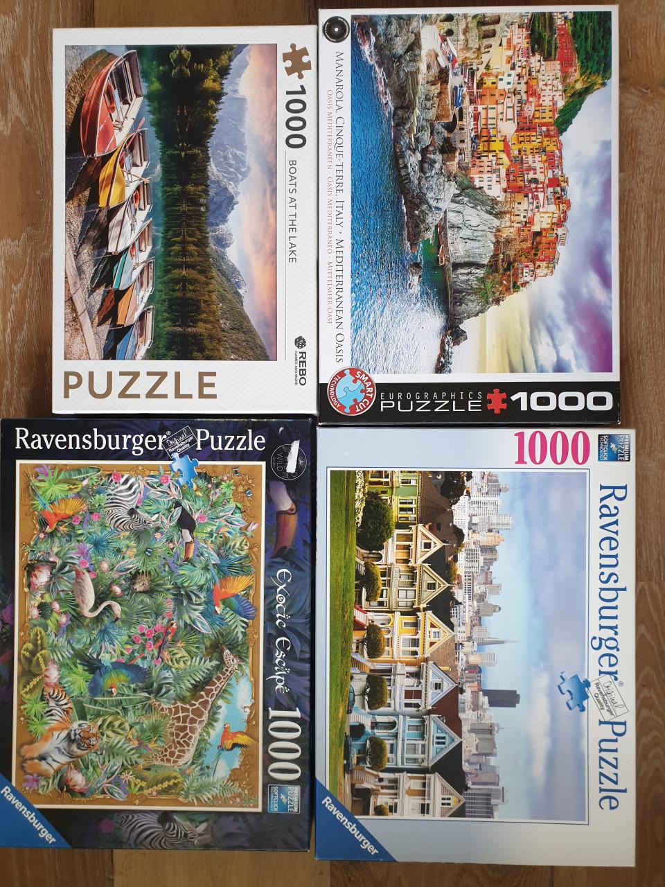 Puzzels 500-1000st