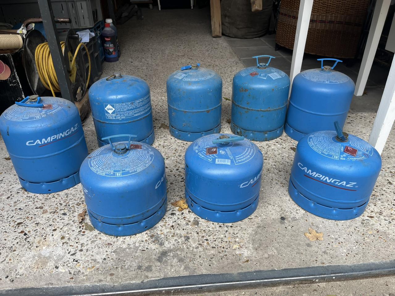 Campingaz gasfles 904 en 907 Leeg