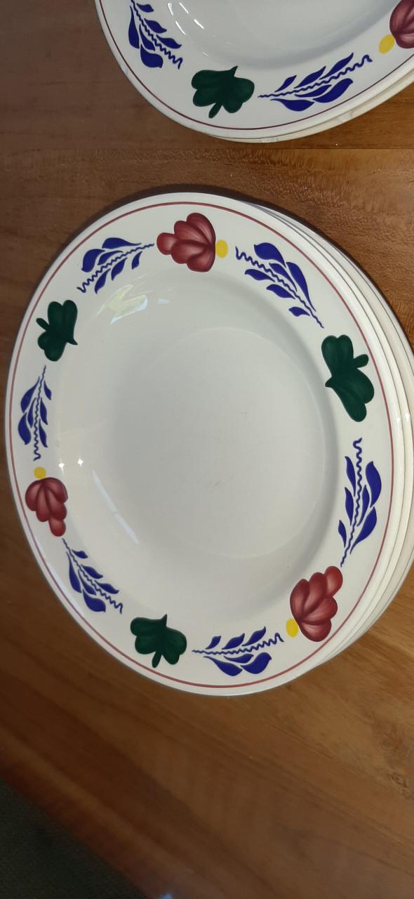 6 Boerenbont diepe borden