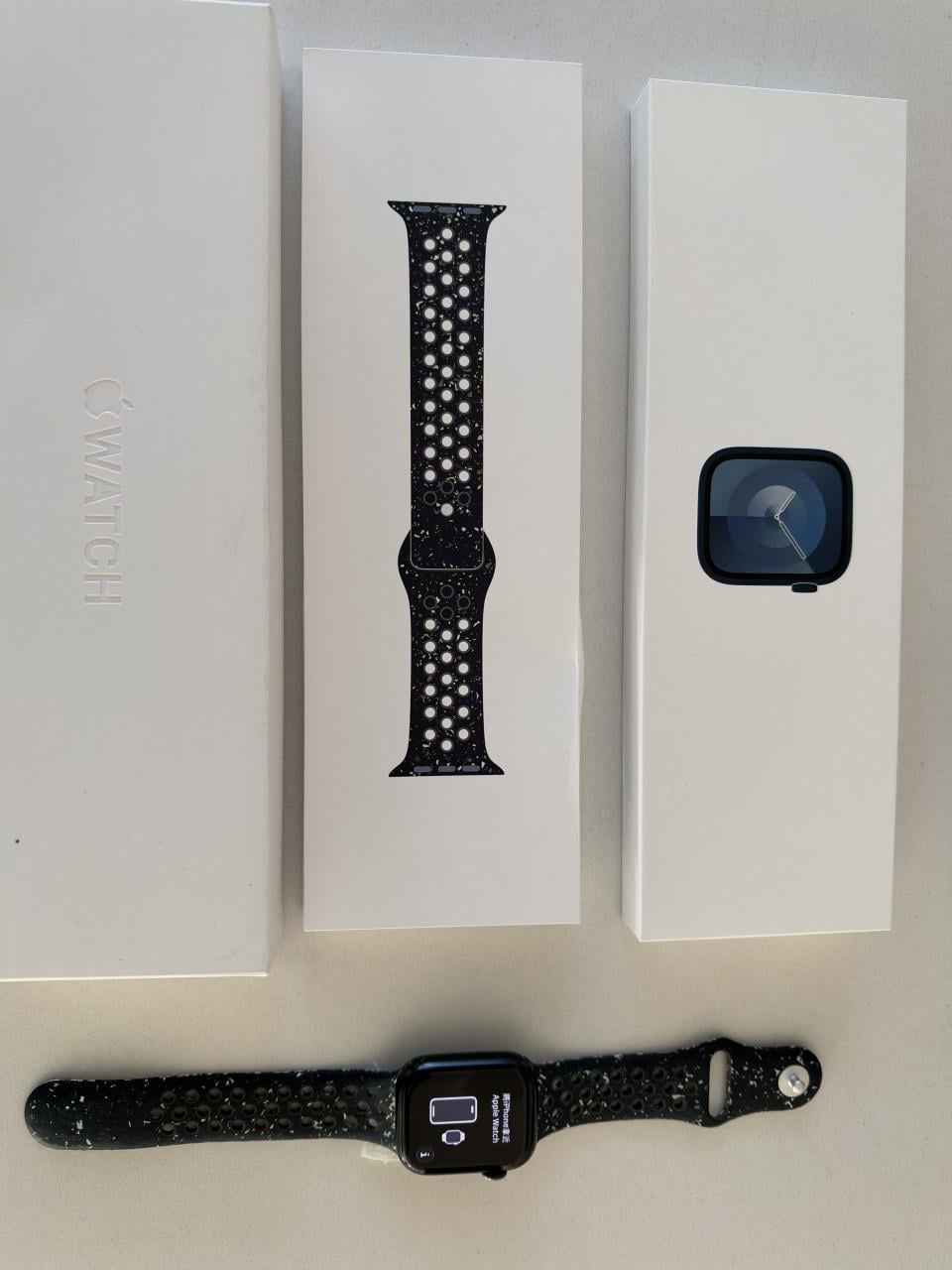 Apple Watch 9 wifi&LTE (cellular) Midnight Sky Nike band