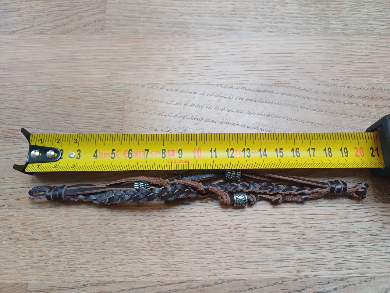 LOGG (H&M) leren armbandje - lengte 20 cm