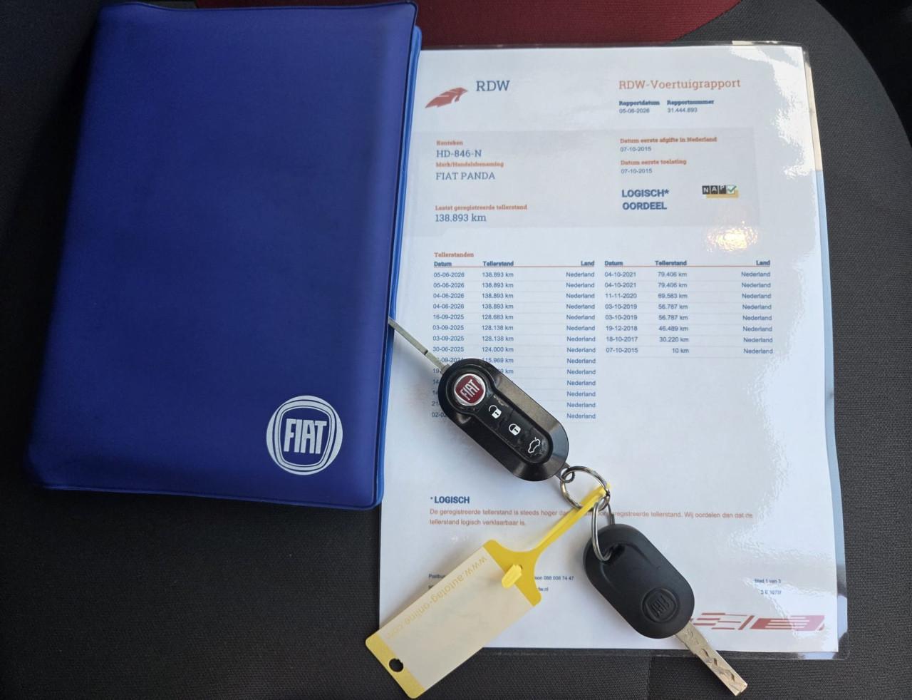 Fiat Panda 0.9 TwinAir Lounge | 2015 | NAP | AUTOMAAT|NETTE AUTO|NL AUTO