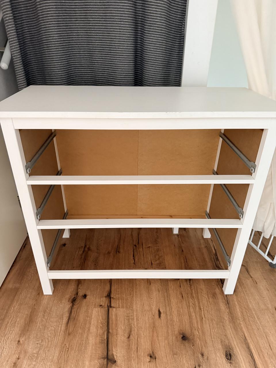 Mooi dressoir wit massief hout