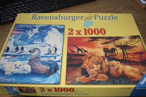 Ravensburger puzzel leeuwen/zeehondjes