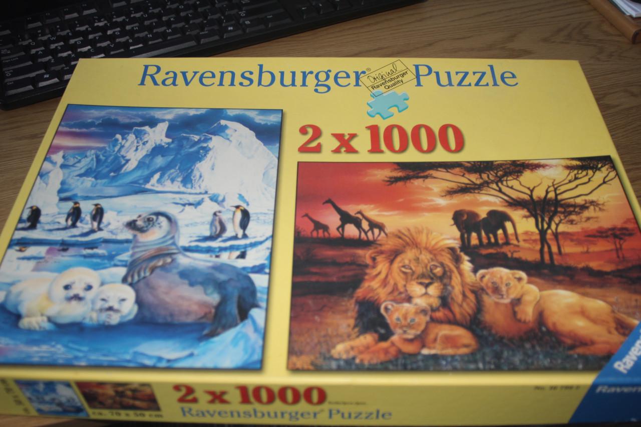 Ravensburger puzzel leeuwen/zeehondjes