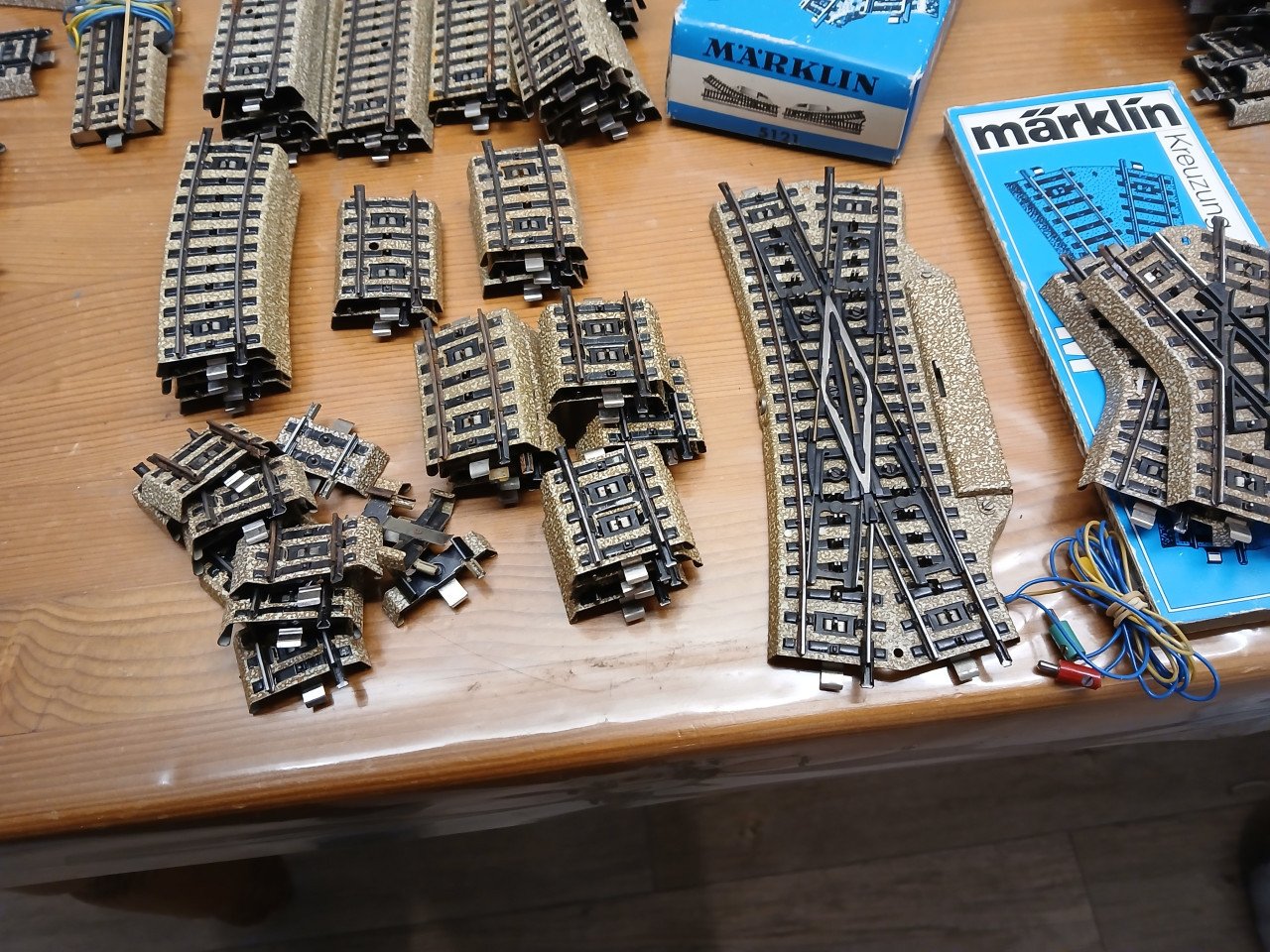 Grote partij marklin rails e.d.